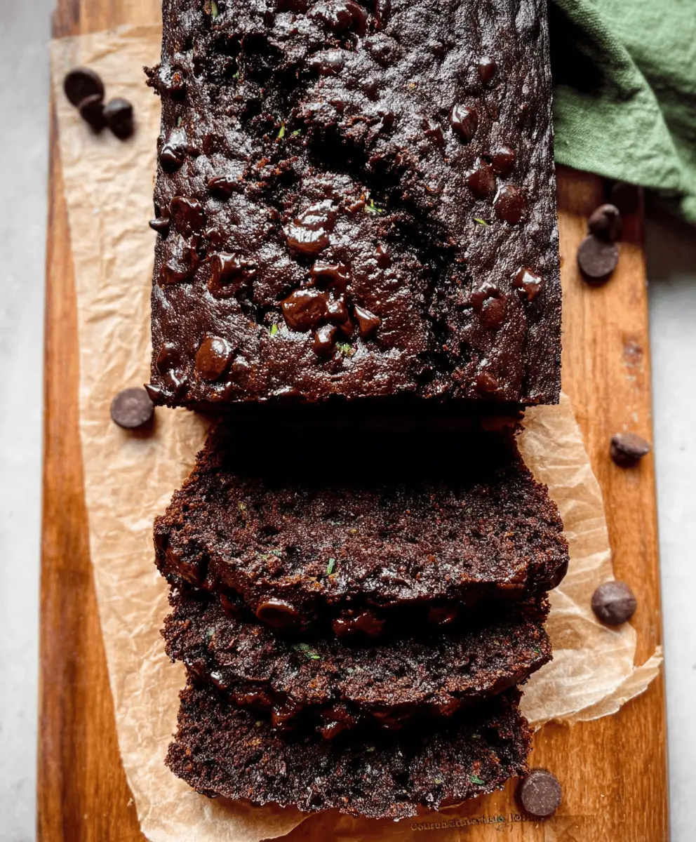 Healthy Chocolate Zucchini Bread Recipe