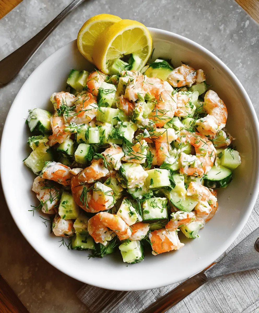 Refreshing Cucumber Shrimp Salad Recipe
