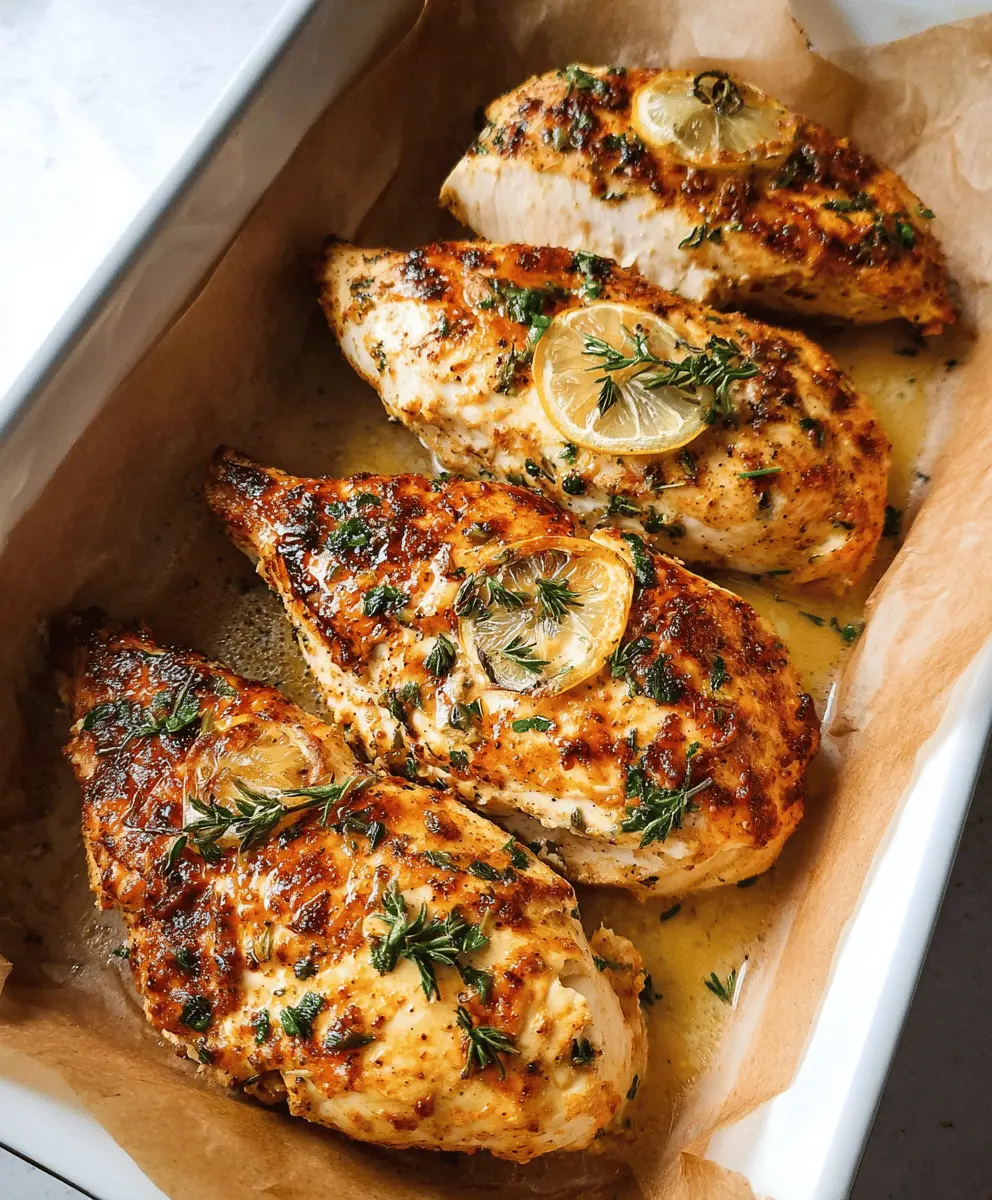 Easy Oven Baked Chicken Breast Recipe