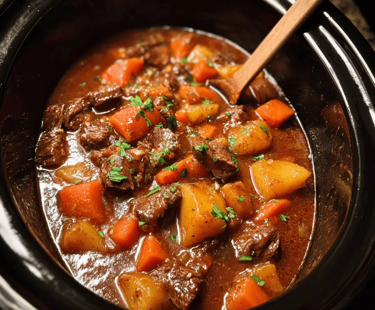 Easy Crock Pot Beef Stew Recipe for Cozy Dinners