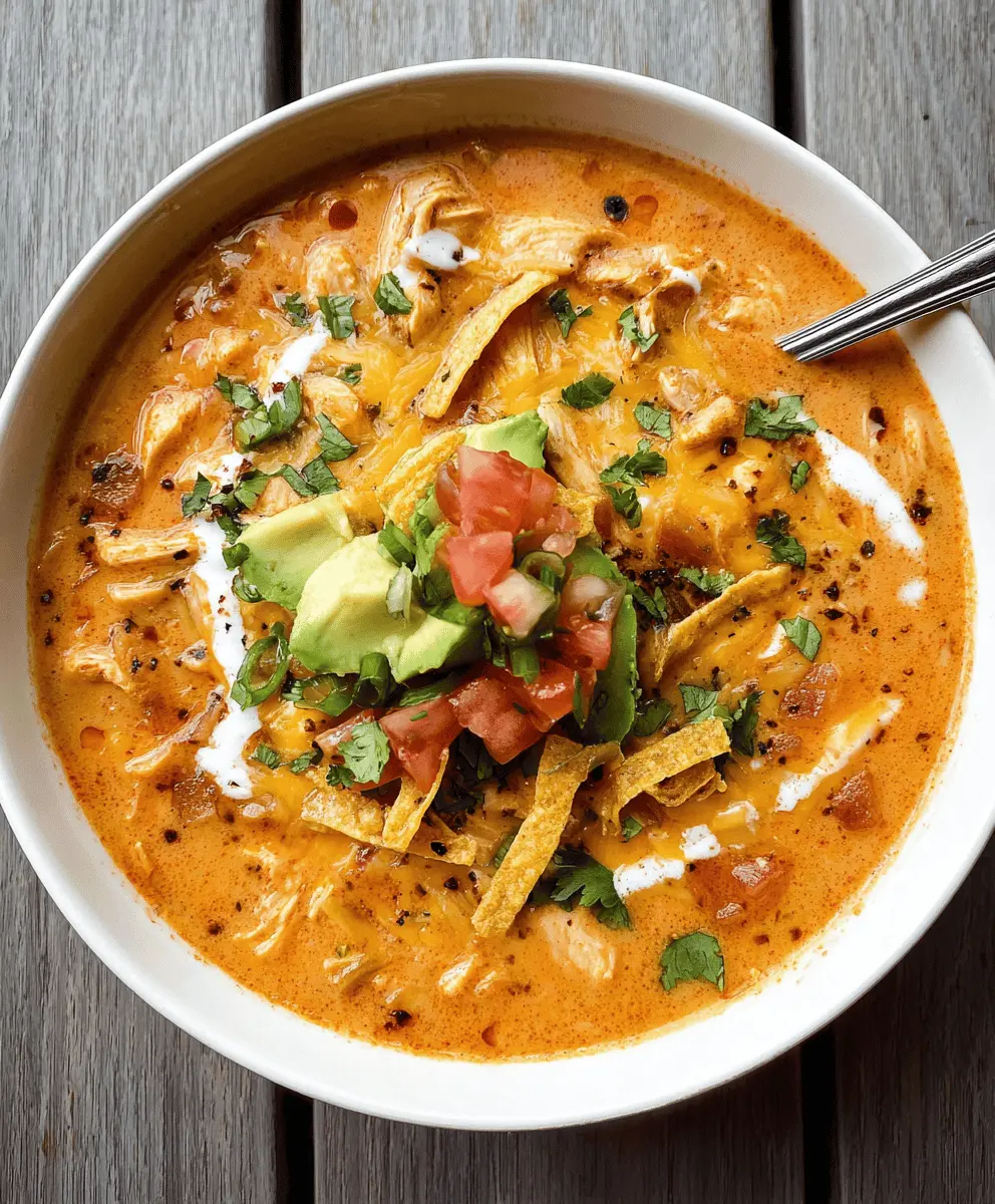 Creamy Chicken Tortilla Soup Recipe