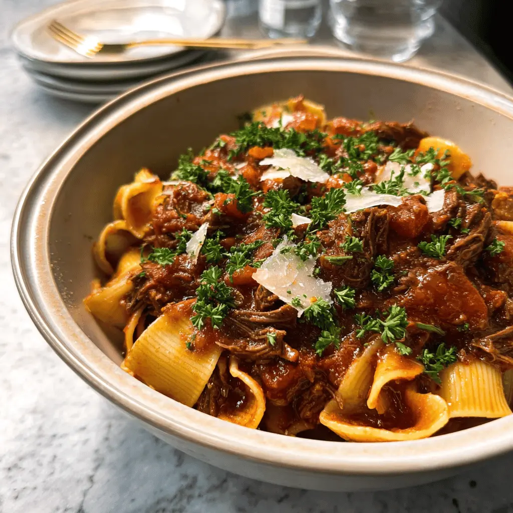 Easy Slow Cooker Beef Ragu Recipe