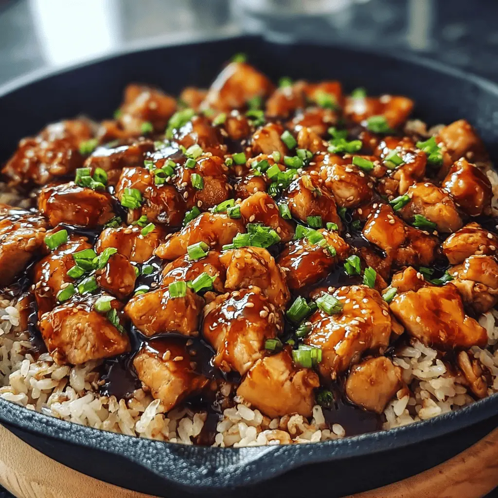 Easy One-Pan Honey BBQ Chicken with Rice