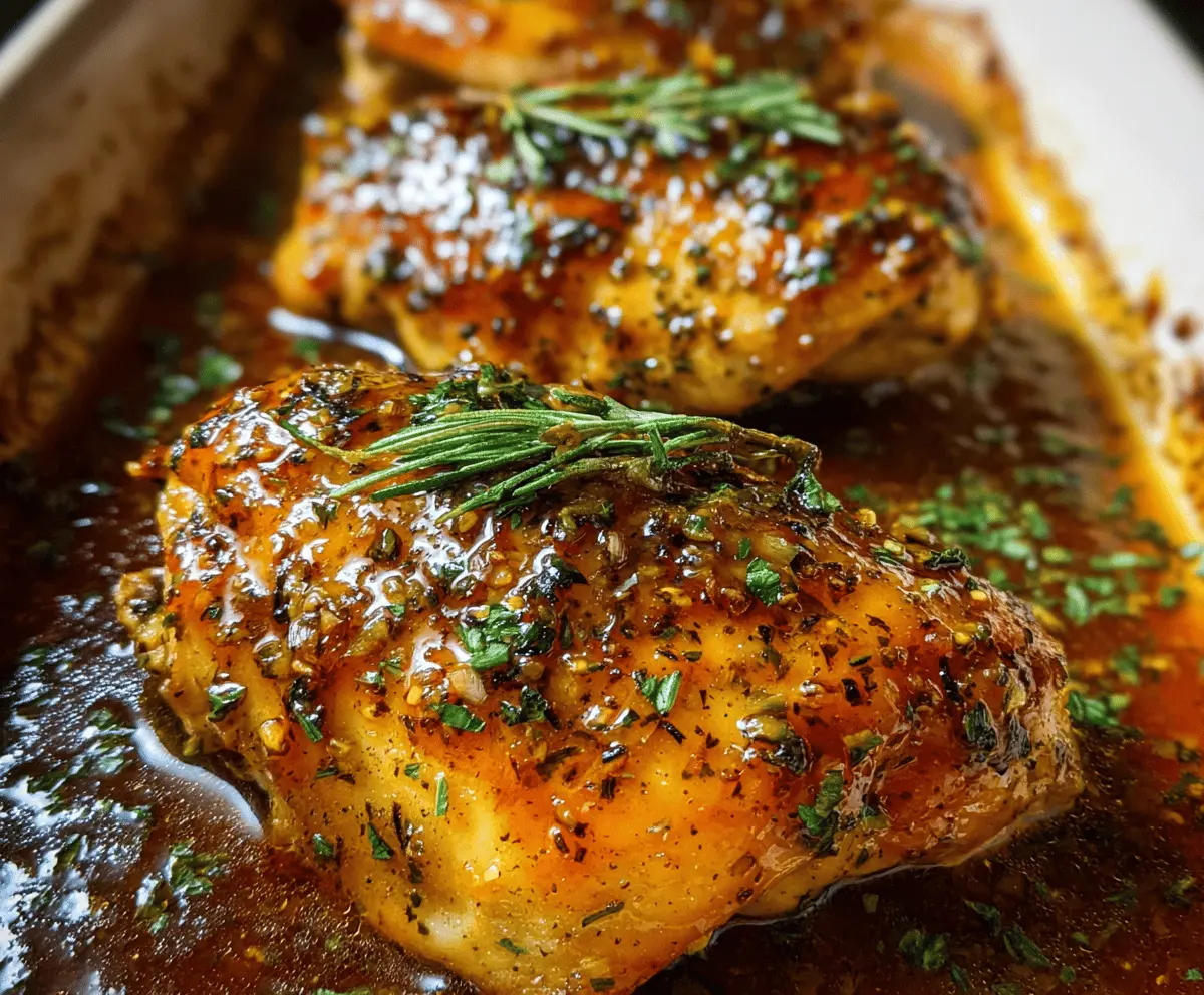 Easy Baked Honey Dijon Chicken Dinner Recipe
