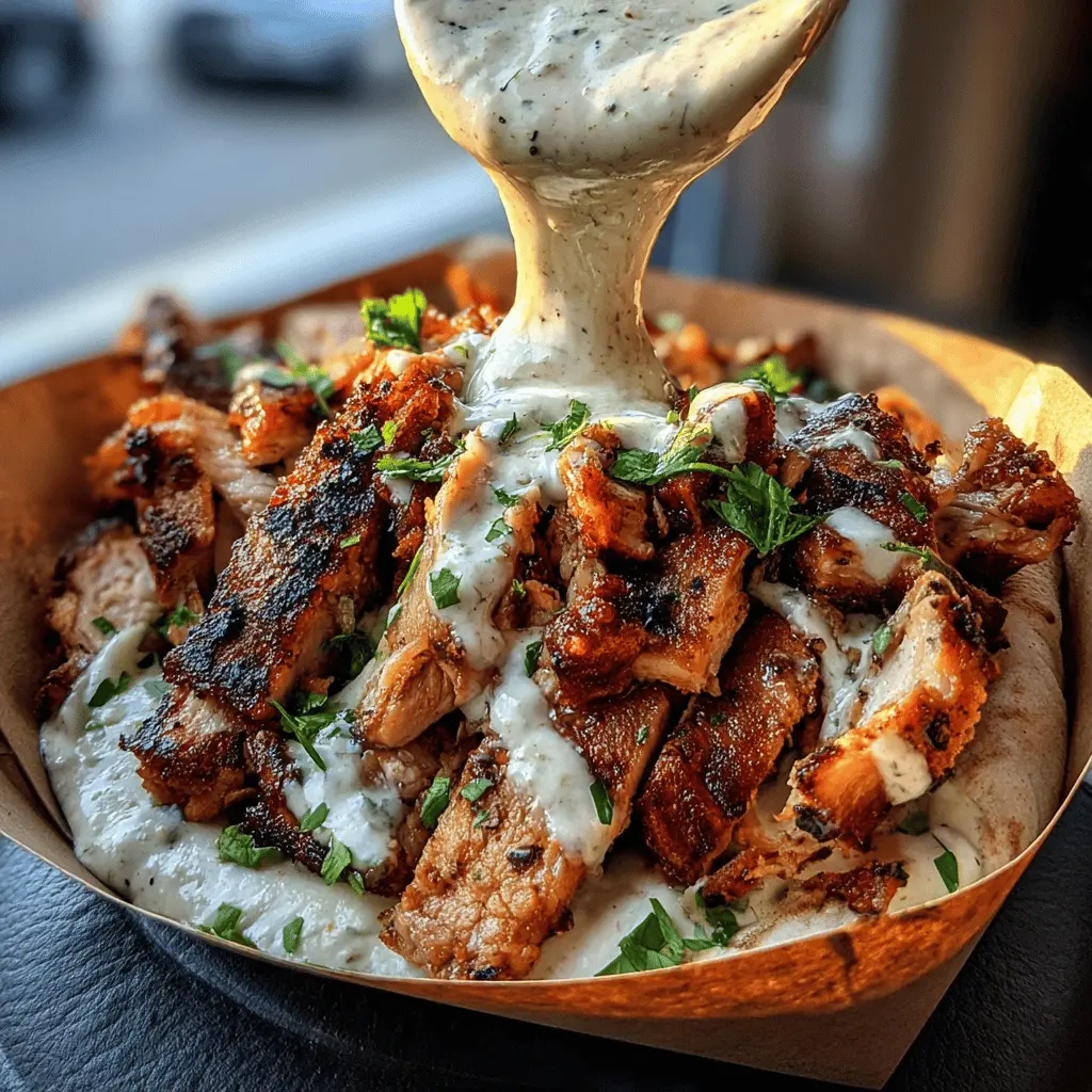 Easy Chicken Shawarma with Creamy Garlic Sauce