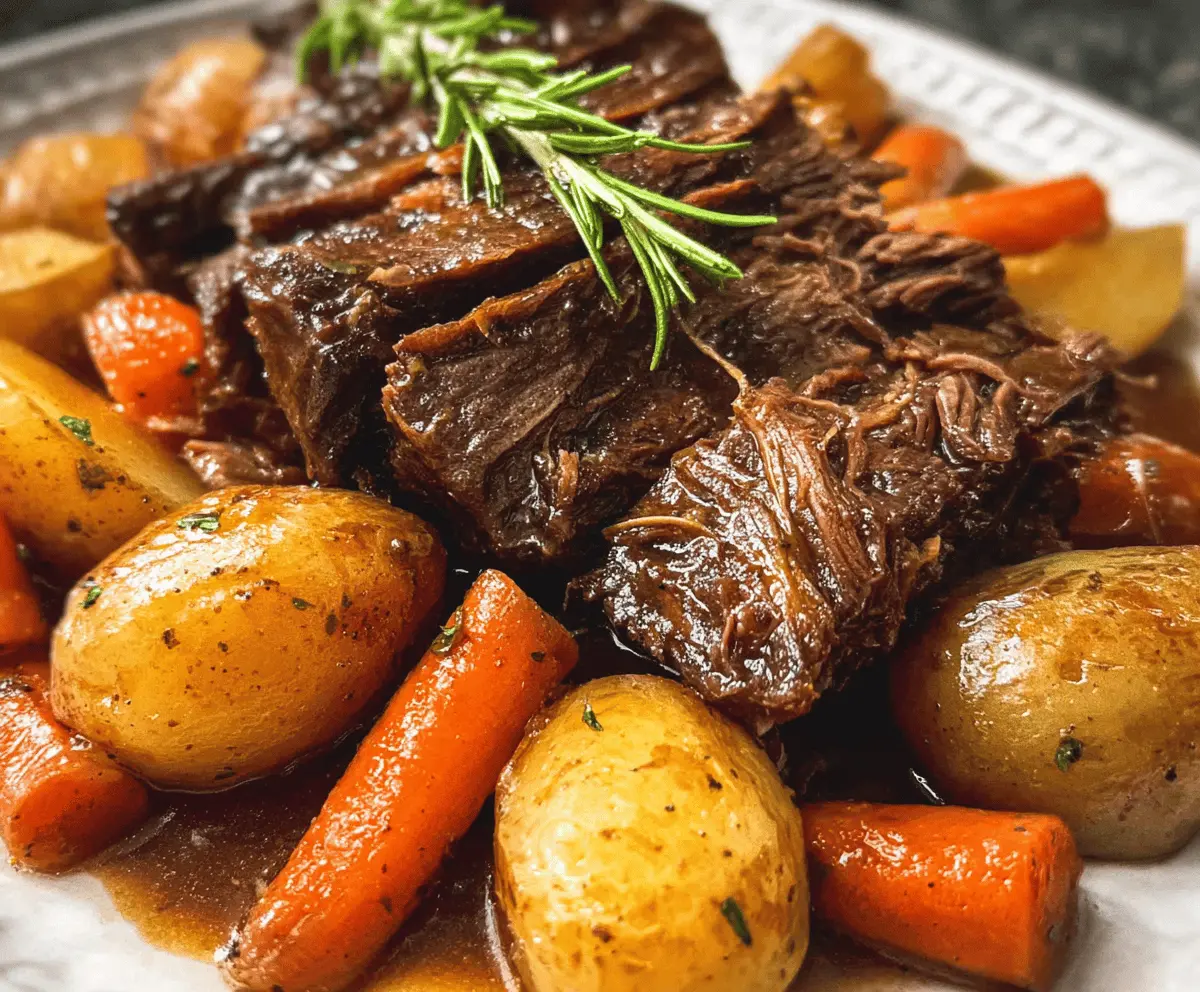 Easy Instant Pot Pot Roast Recipe for Tender Beef