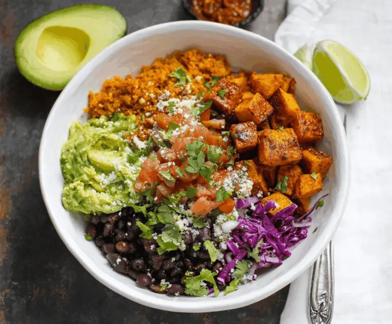 Chipotle Sweet Potato Burrito Bowls