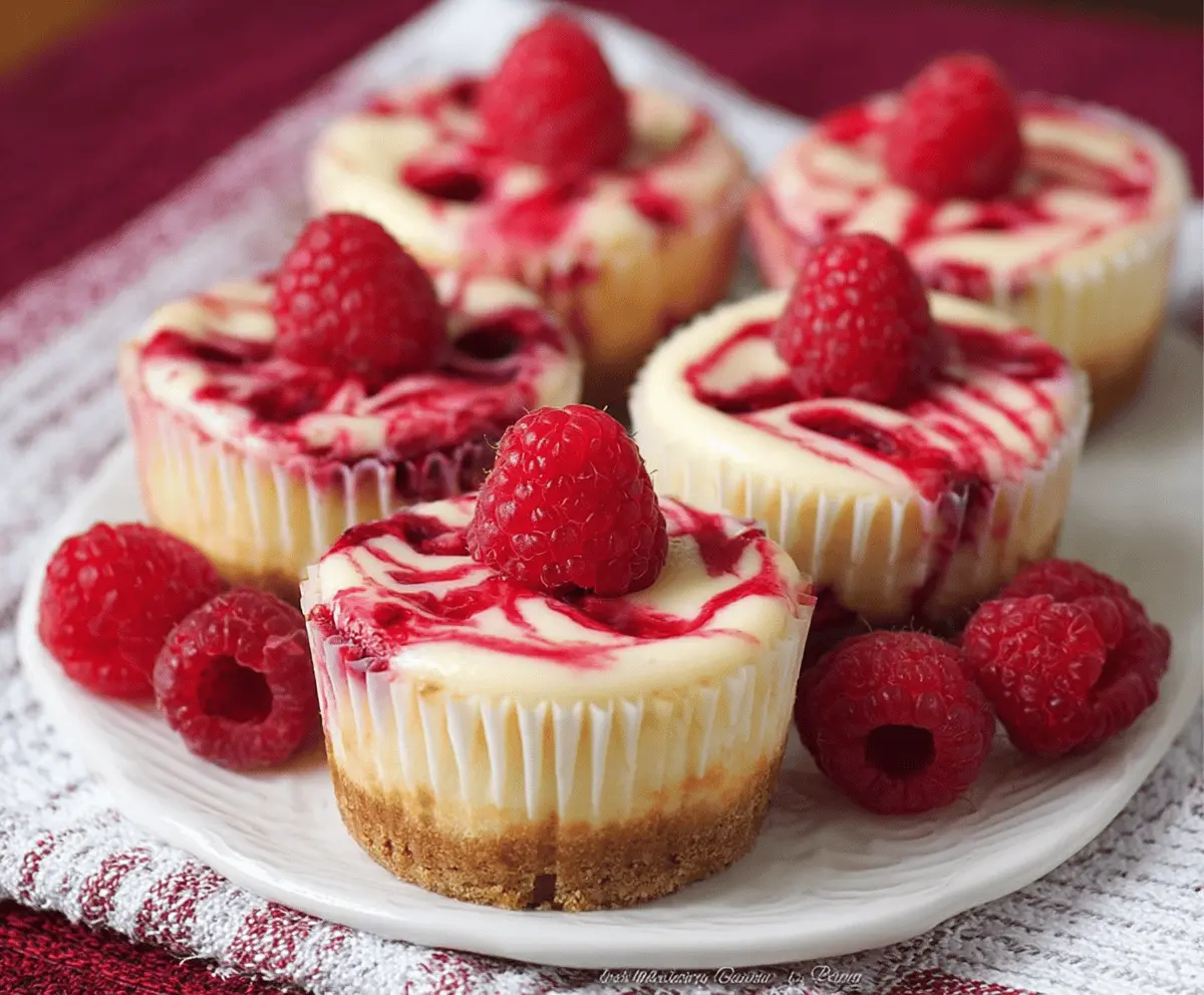 Delicious raspberry cheesecake cupcakes with creamy filling and fresh raspberries on top