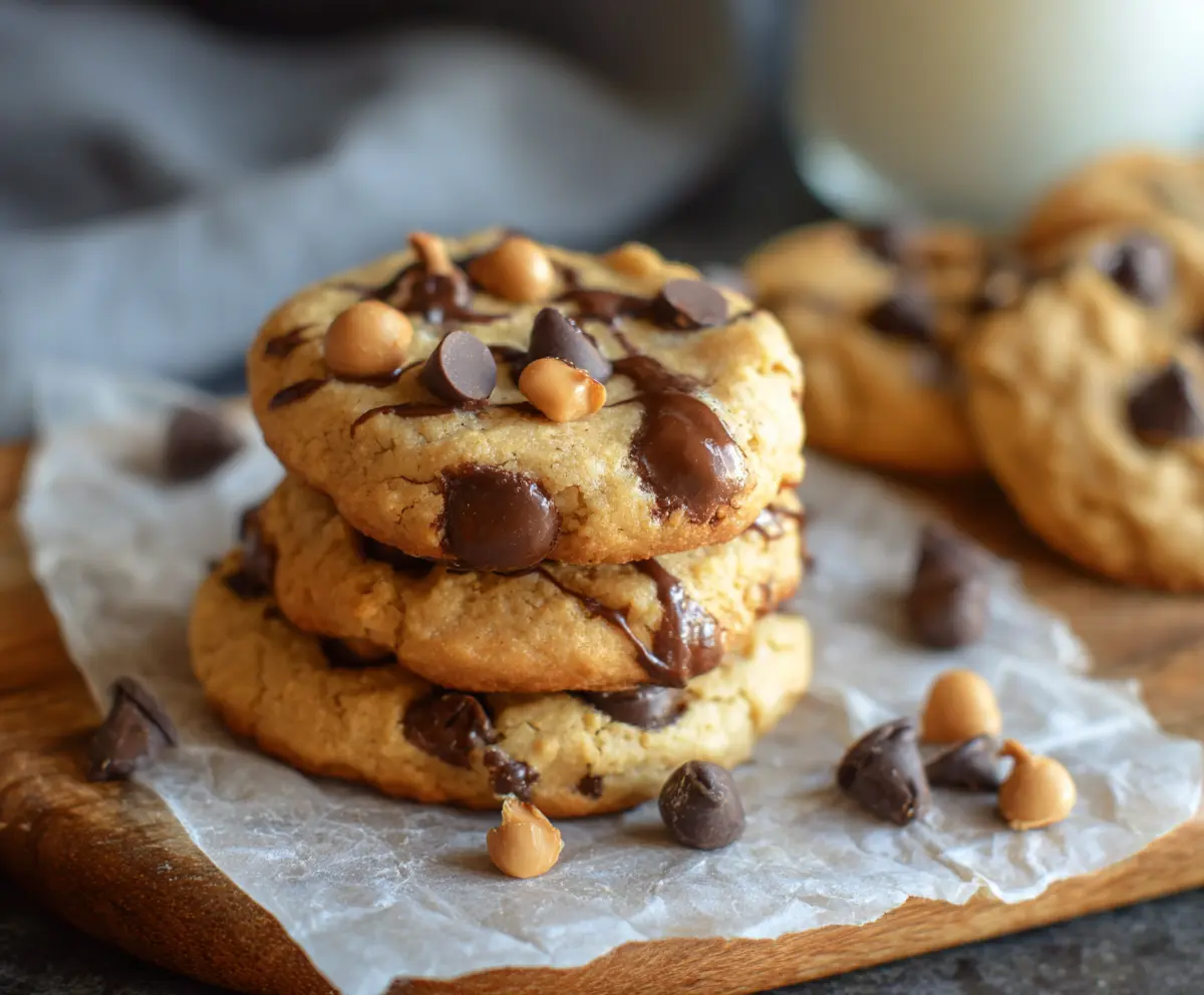 Healthy Greek Yogurt Protein Cookies on a plate, showcasing a delicious and nutritious snack option.