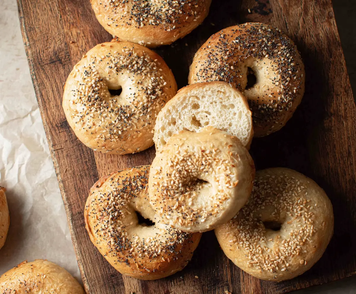 Easy 2 Ingredient Bagels made with simple pantry staples, perfect for a quick breakfast or snack.