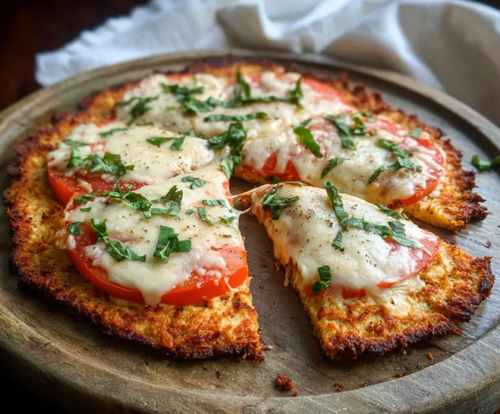 Delicious homemade cottage cheese pizza crust on a baking tray, ready to be baked.