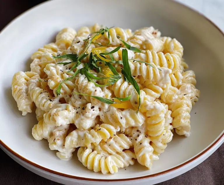 Creamy Cottage Cheese Pasta
