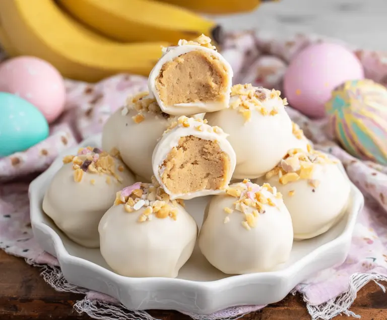 Banana Pudding Easter Truffles