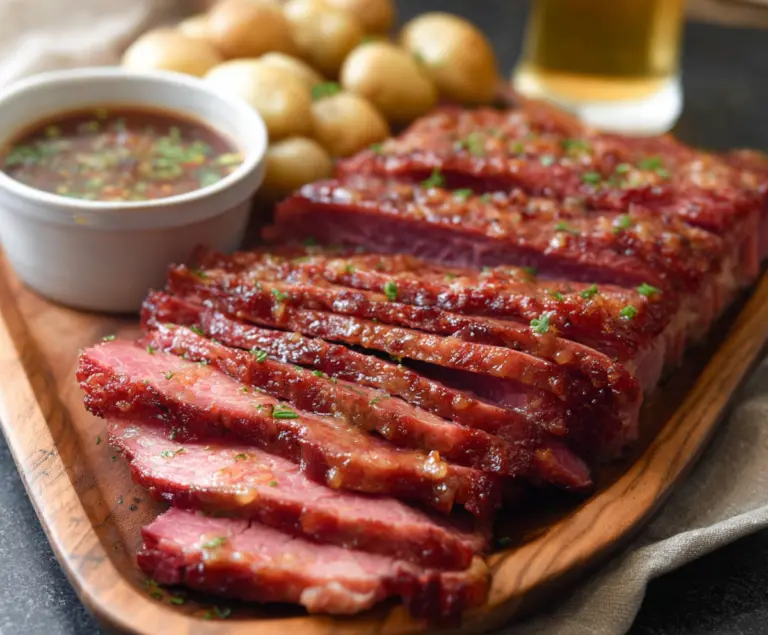Corned Beef With Beer Glaze