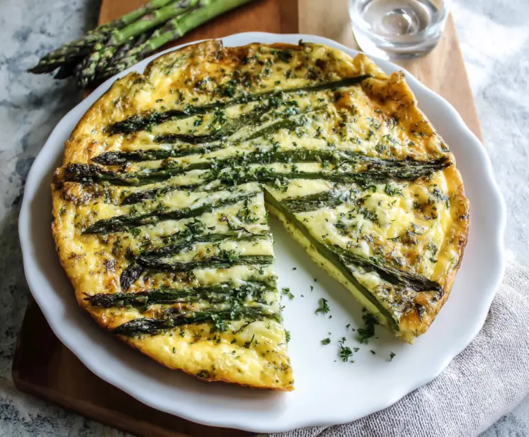 Crustless Asparagus Quiche