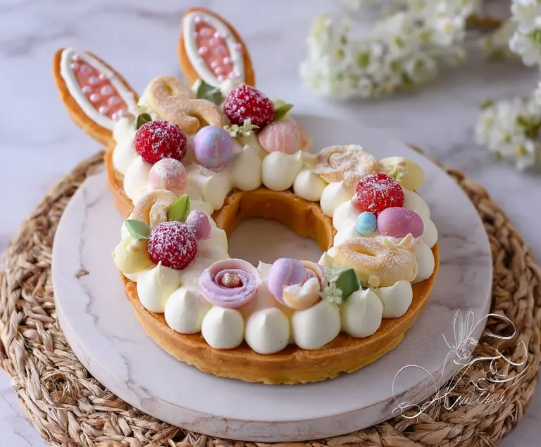 Easter Bunny Cream Tart