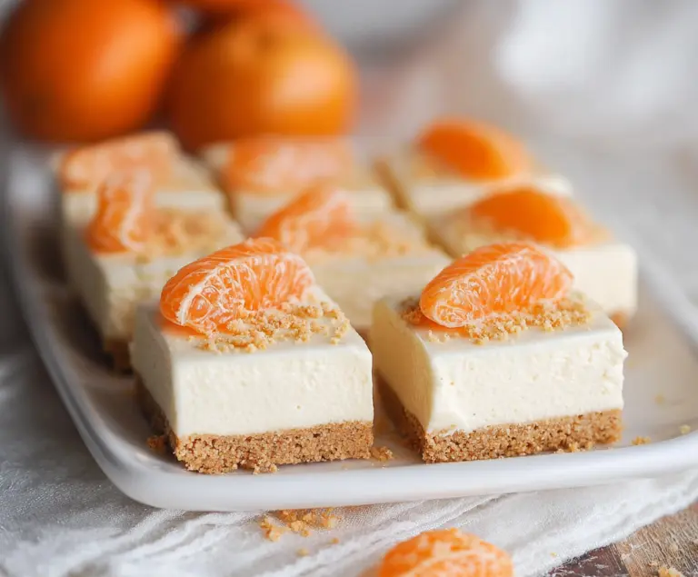 Orange Creamsicle Cheesecake Bars