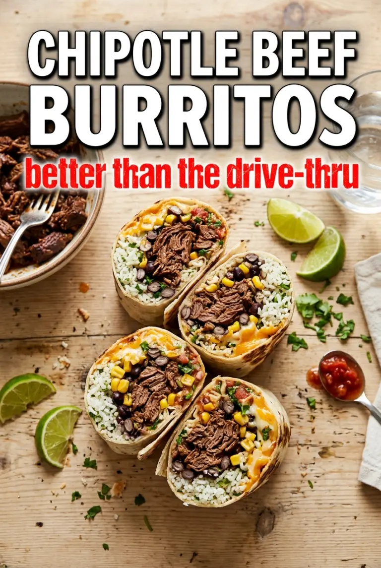 Chipotle Beef Burritos