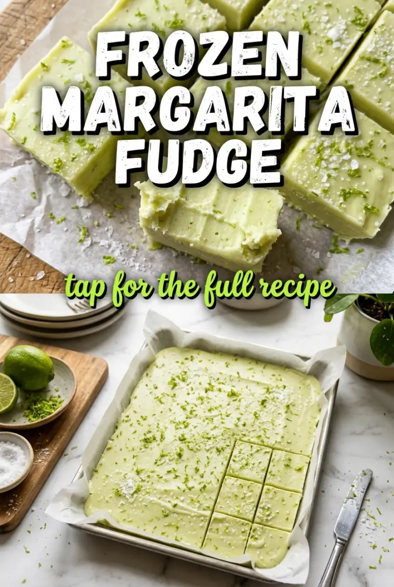 Frozen Margarita Fudge