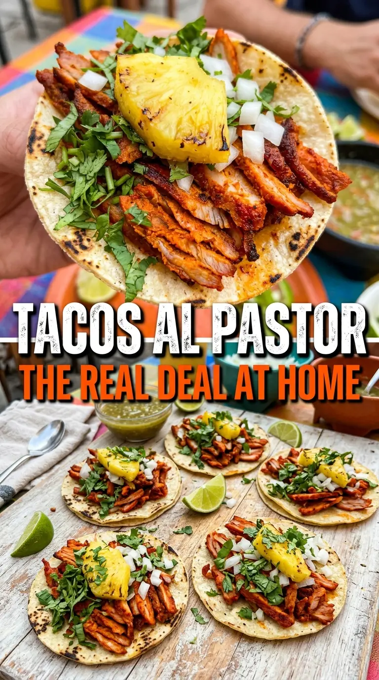 Tacos Al Pastor caramelized pork charred pineapple