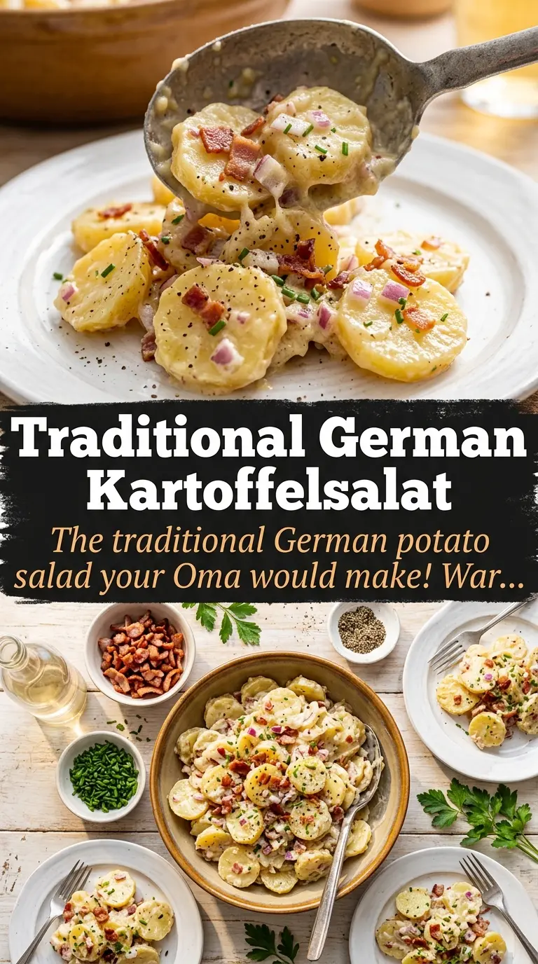 Authentic German Potato Salad warm tangy bacon