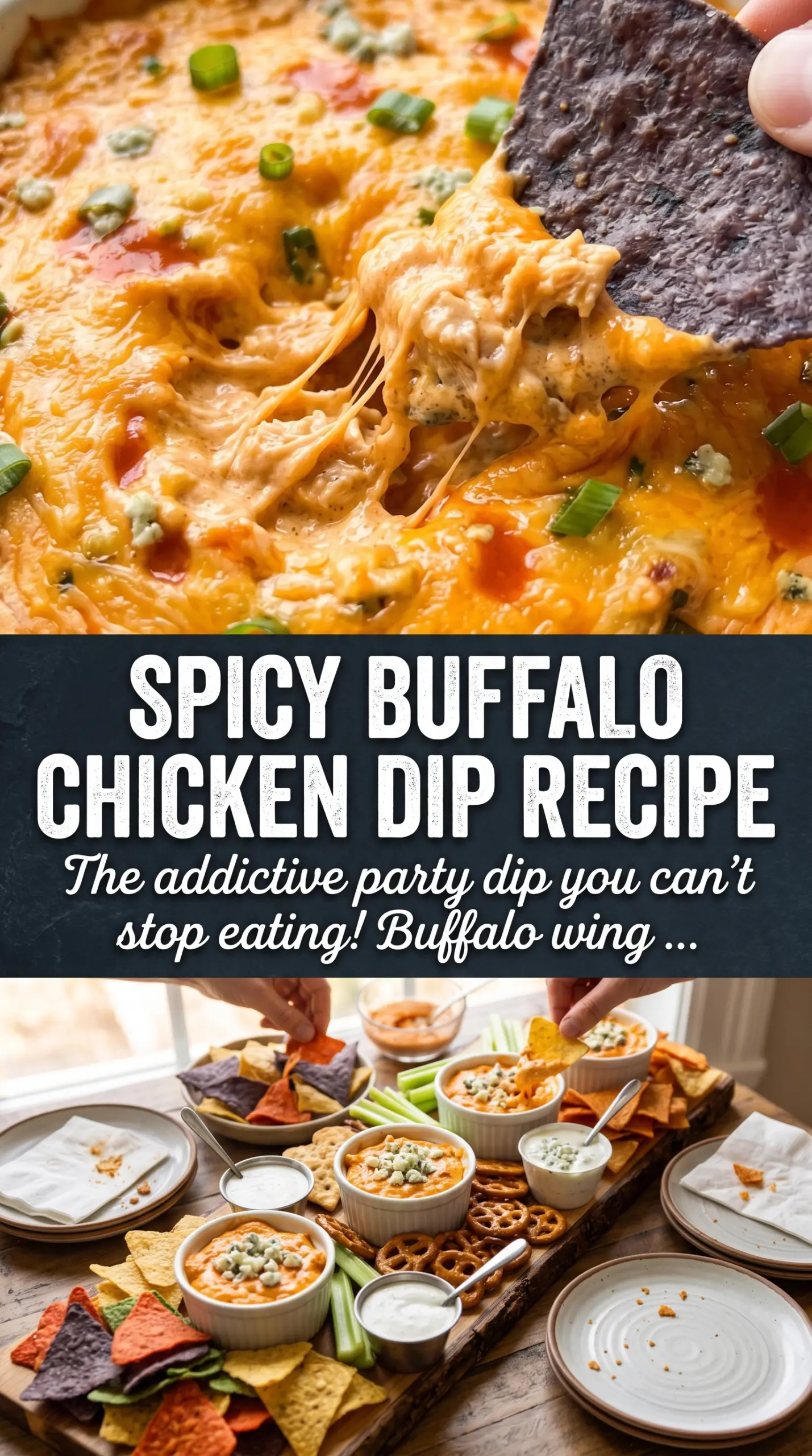 Buffalo Chicken Dip creamy spicy