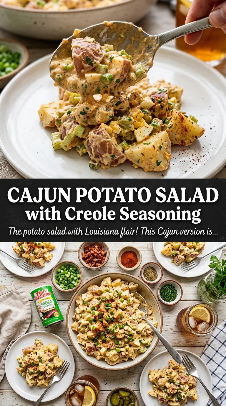 Cajun Potato Salad spicy creamy
