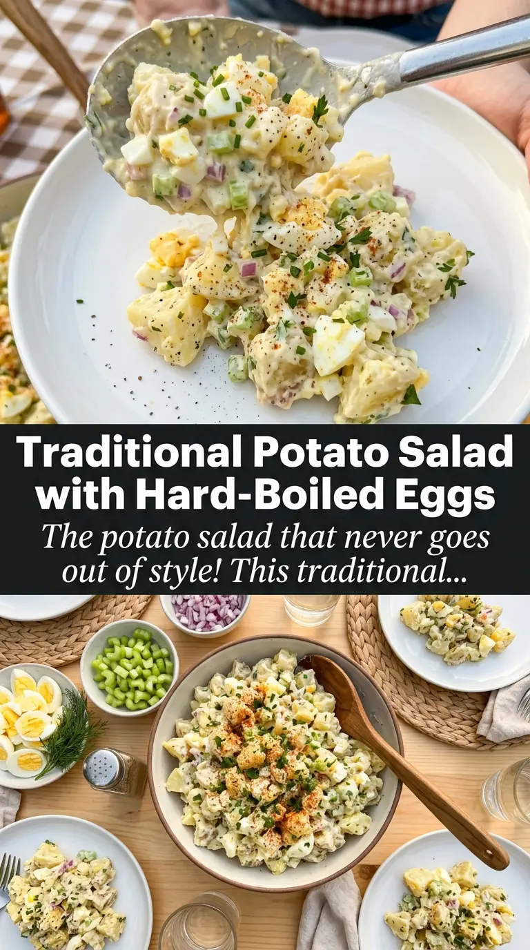 Classic Potato Salad with Eggs creamy potatoes eggs