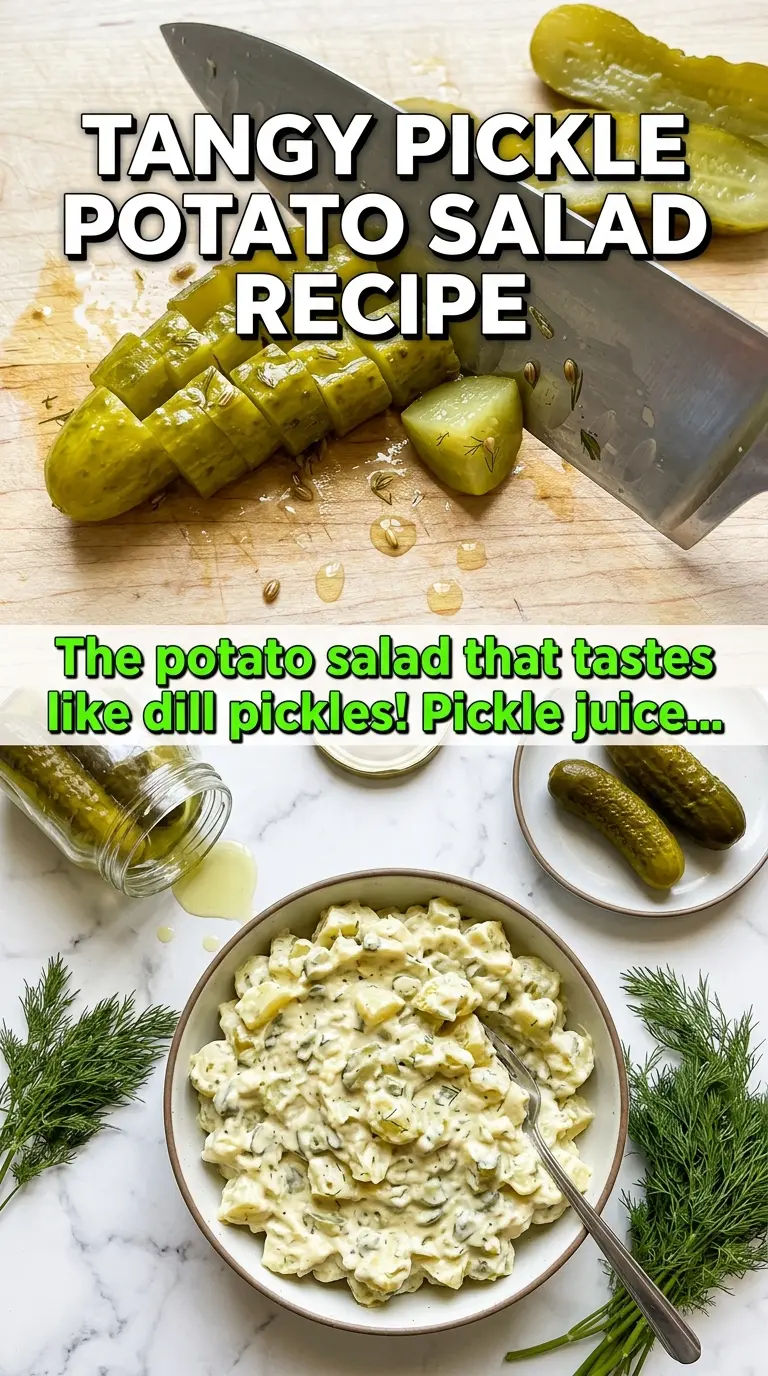 Dill Pickle Potato Salad tangy creamy