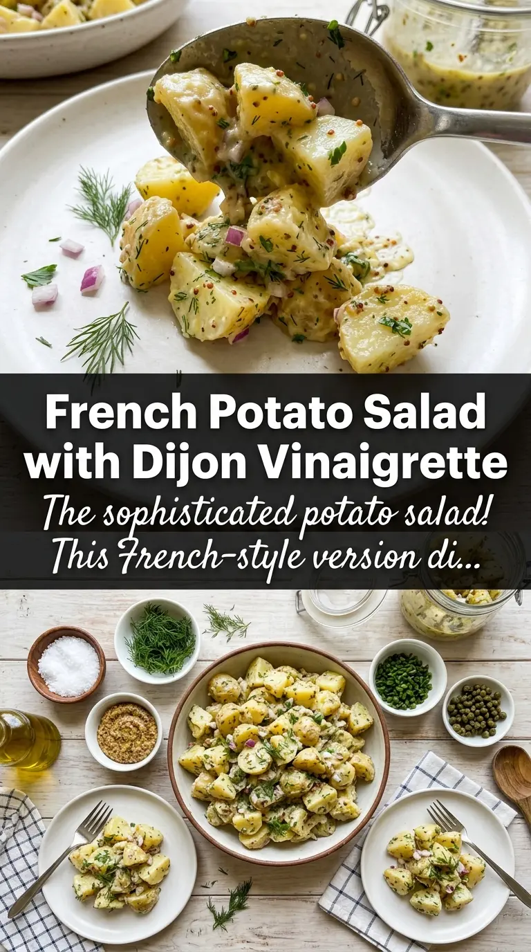 Easy French Potato Salad bright herby