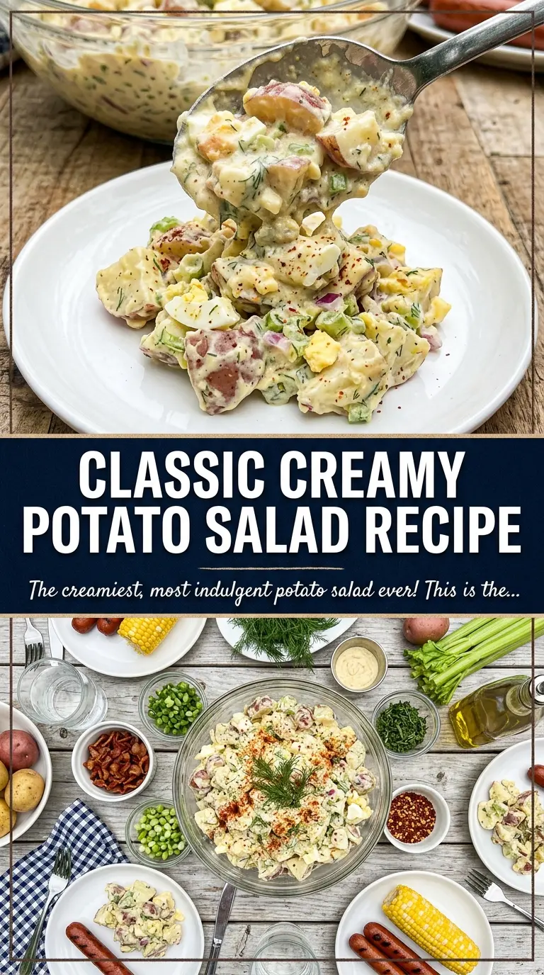 Creamy Potato Salad extra creamy classic salad