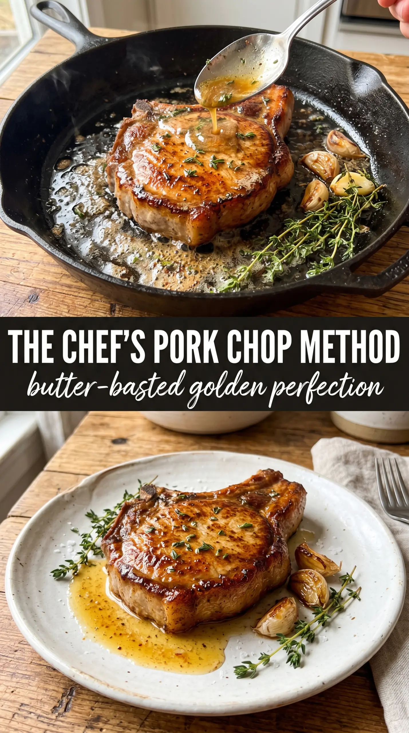 Gordon Ramsay pork chops crispy herb butter