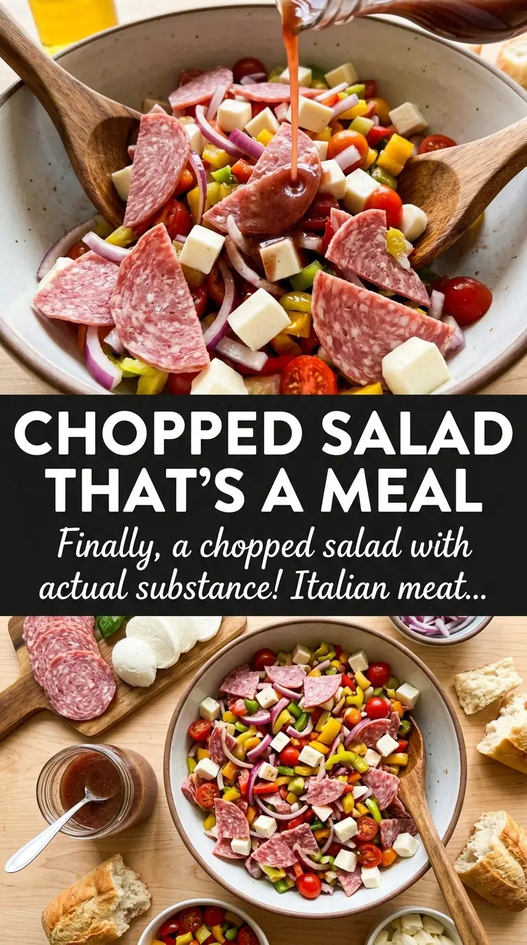 Italian Chopped Salad colorful crisp