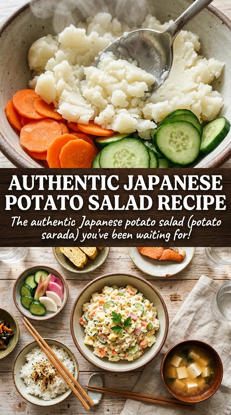 Japanese potato salad creamy crunchy