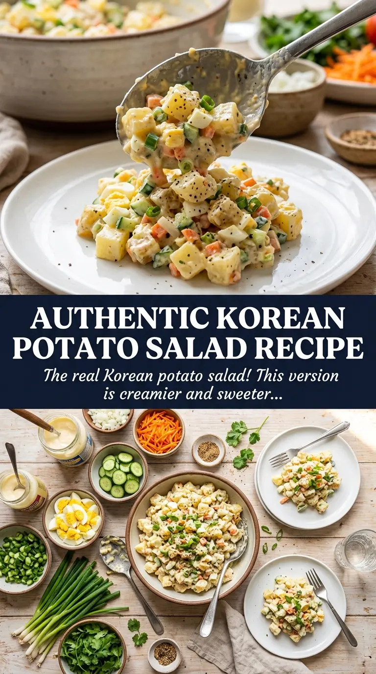 Korean potato salad creamy sweet