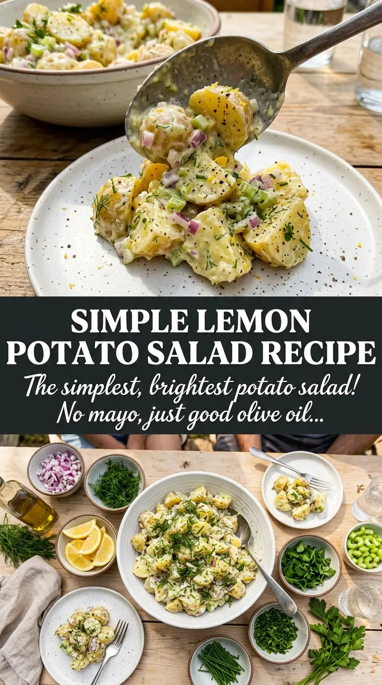 Lemon Potato Salad bright citrus tangy