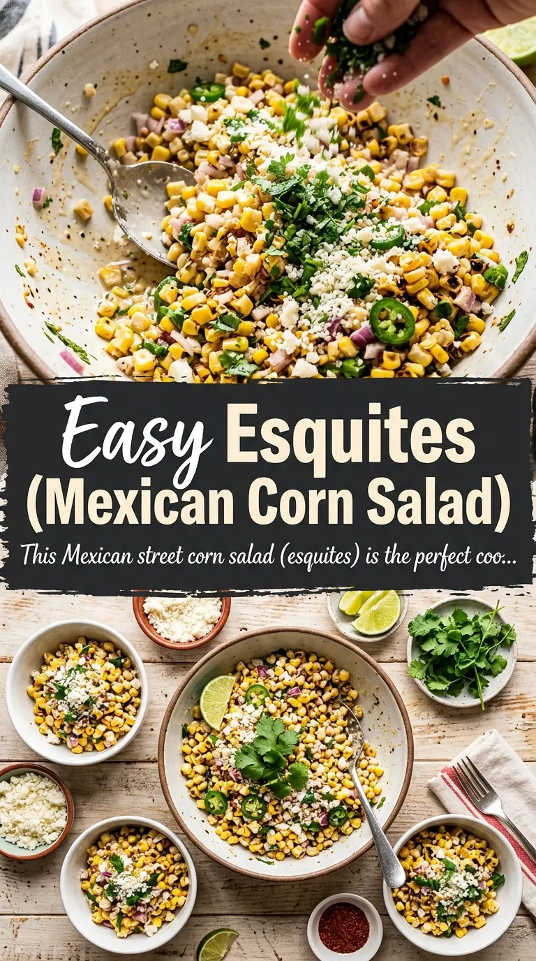 Mexican Street Corn Salad charred creamy tangy