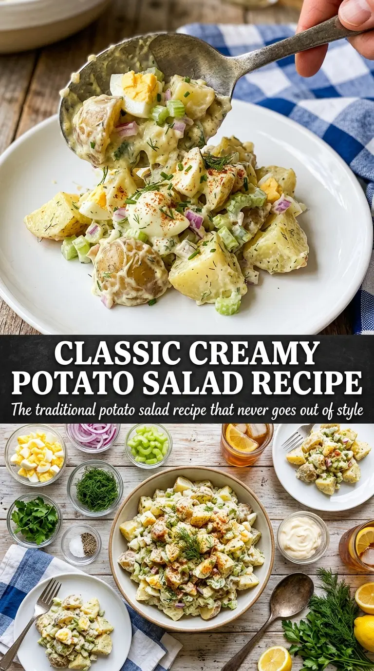 Old-Fashioned Potato Salad creamy classic