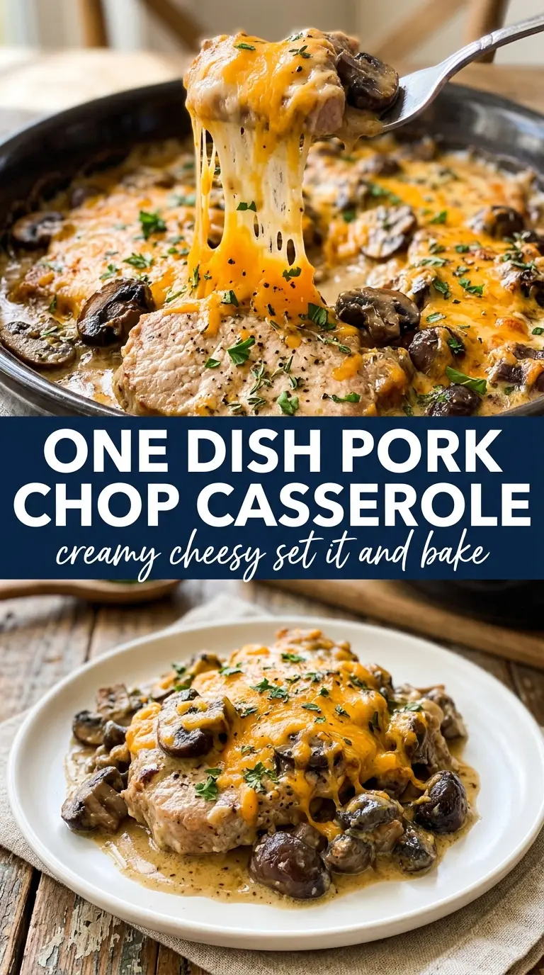 Pork Chops Casserole creamy baked rice
