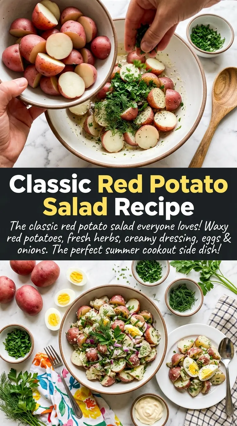 Red Potato Salad creamy rustic