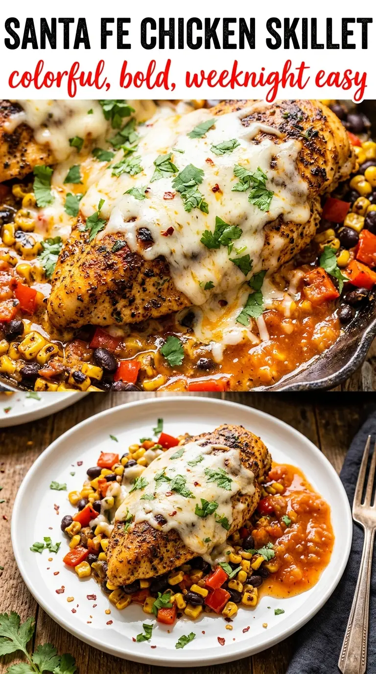 Santa Fe Chicken Skillet golden Tex-Mex